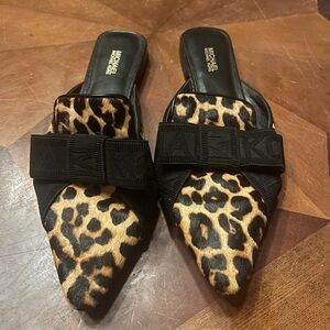 Michael Kors Ames Calf Hair Mules  9.5
